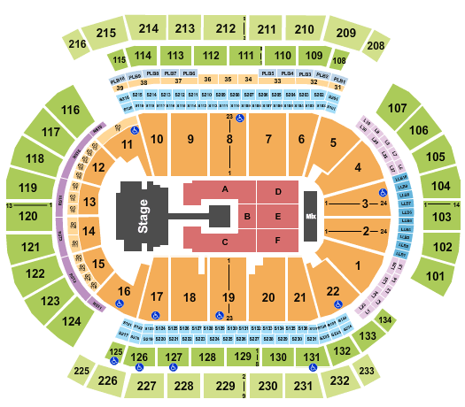 Prudential Center BTS Seating Chart